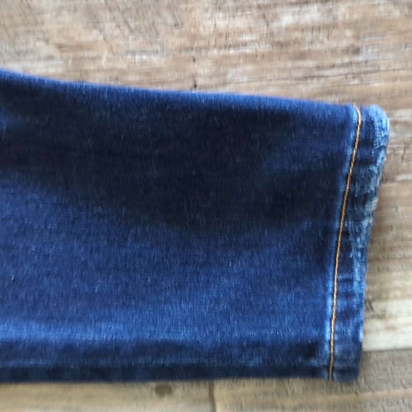 BRIDGE By GLY Mid Rise Skinny stretch distressed jeans style #BG5100L sz 27 tall - Picture 10 of 11